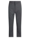 Gaelle Paris Gaëlle Paris Man Pants Charcoal Size 36 Polyester, Virgin Wool, Elastane In Grey