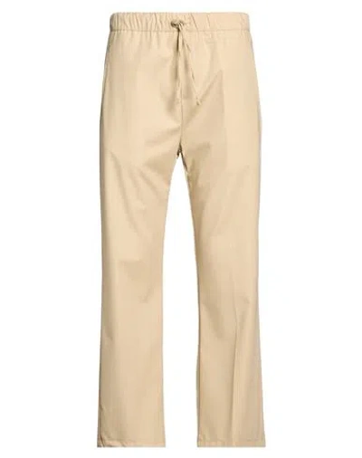 Gaelle Paris Gaëlle Paris Man Pants Sand Size 32 Polyester, Viscose, Elastane In Multi