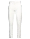 Gaelle Paris Gaëlle Paris Man Pants White Size 32 Polyester, Viscose, Elastane