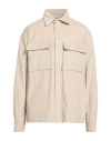 Gaelle Paris Gaëlle Paris Man Shirt Beige Size 40 Cotton
