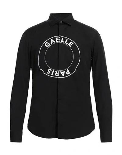 Gaelle Paris Gaëlle Paris Man Shirt Black Size 38 Cotton