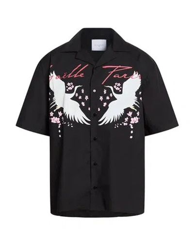 Gaelle Paris Gaëlle Paris Man Shirt Black Size 40 Cotton