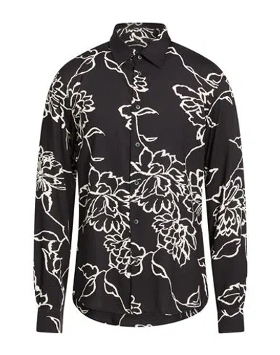 Gaelle Paris Gaëlle Paris Man Shirt Black Size 40 Viscose