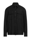 Gaelle Paris Gaëlle Paris Man Shirt Black Size 42 Polyester, Viscose, Elastane