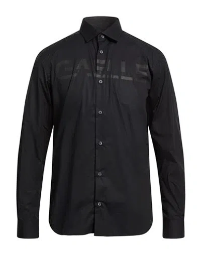 Gaelle Paris Gaëlle Paris Man Shirt Black Size 44 Cotton