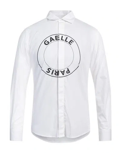 Gaelle Paris Gaëlle Paris Man Shirt White Size 44 Cotton