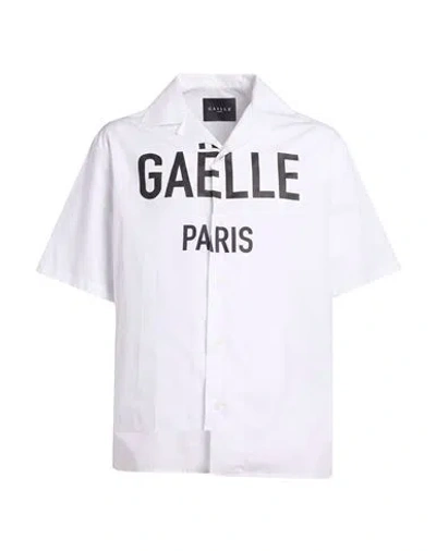 Gaelle Paris Gaëlle Paris Man Shirt White Size 38 Cotton