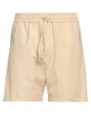 Gaelle Paris Gaëlle Paris Man Shorts & Bermuda Shorts Beige Size 34 Polyester, Viscose, Elastane In Beige