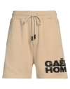 Gaelle Paris Gaëlle Paris Man Shorts & Bermuda Shorts Beige Size M Cotton