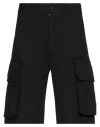 Gaelle Paris Gaëlle Paris Man Shorts & Bermuda Shorts Black Size 28 Cotton, Elastane
