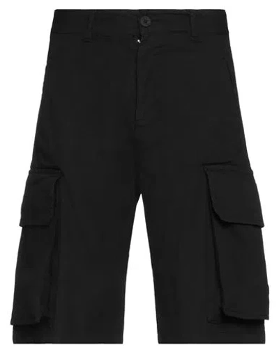 Gaelle Paris Gaëlle Paris Man Shorts & Bermuda Shorts Black Size 28 Cotton, Elastane