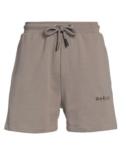 Gaelle Paris Gaëlle Paris Man Shorts & Bermuda Shorts Khaki Size M Cotton, Elastane