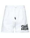 Gaelle Paris Gaëlle Paris Man Shorts & Bermuda Shorts White Size L Cotton In White