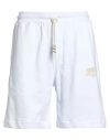 Gaelle Paris Gaëlle Paris Man Shorts & Bermuda Shorts White Size L Cotton, Elastane In Gray