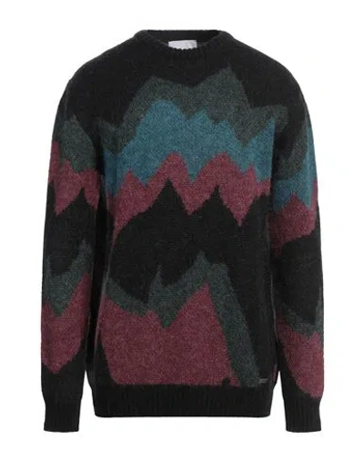Gaelle Paris Gaëlle Paris Man Sweater Black Size L Acrylic, Polyamide, Alpaca Wool