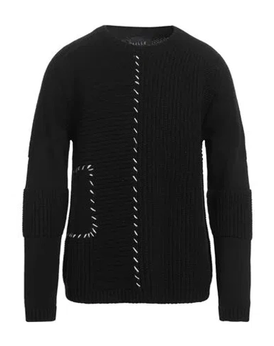 Gaelle Paris Gaëlle Paris Man Sweater Black Size L Acrylic, Polyester