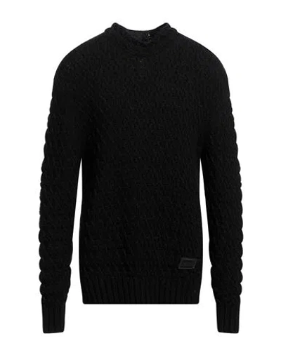 Gaelle Paris Gaëlle Paris Man Sweater Black Size L Acrylic, Wool, Polyester, Alpaca Wool, Viscose