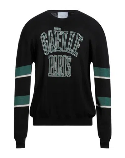 Gaelle Paris Gaëlle Paris Man Sweater Black Size L Merino Wool, Acrylic