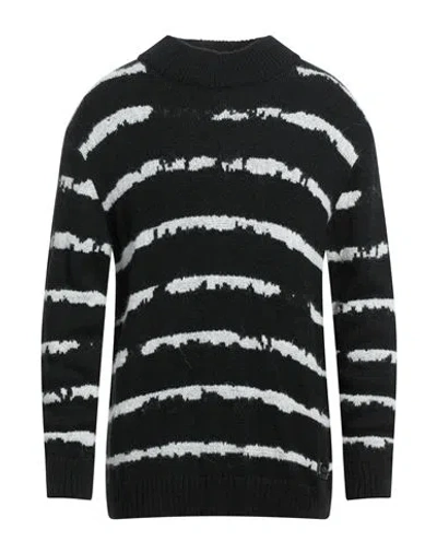 Gaelle Paris Gaëlle Paris Man Sweater Black Size M Acrylic, Polyamide, Alpaca Wool