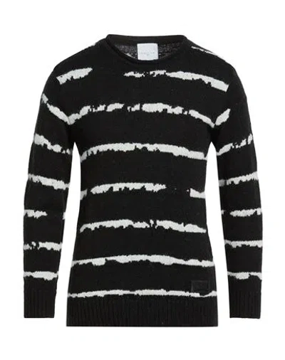 Gaelle Paris Gaëlle Paris Man Sweater Black Size S Acrylic, Polyamide, Alpaca Wool In Multi