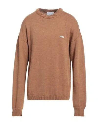 Gaelle Paris Gaëlle Paris Man Sweater Camel Size L Acrylic, Polyester In Beige