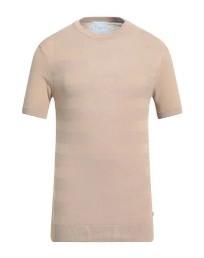 Gaelle Paris Gaëlle Paris Man Sweater Camel Size S Cotton In Beige