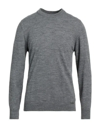 Gaelle Paris Gaëlle Paris Man Sweater Grey Size L Acrylic, Wool, Viscose, Alpaca Wool