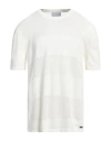 Gaelle Paris Gaëlle Paris Man Sweater Ivory Size Xl Cotton In White