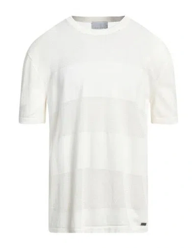 Gaelle Paris Gaëlle Paris Man Sweater Ivory Size Xl Cotton In White
