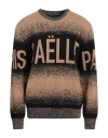 Gaelle Paris Gaëlle Paris Man Sweater Sand Size L Acrylic, Wool, Viscose, Alpaca Wool In Brown