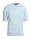 Gaelle Paris Gaëlle Paris Man Sweater Sky Blue Size Xl Cotton In Blue