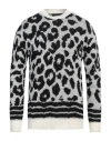 Gaelle Paris Gaëlle Paris Man Sweater White Size L Acrylic, Polyester, Mohair Wool, Wool In White