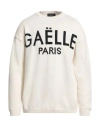 Gaelle Paris Gaëlle Paris Man Sweater White Size L Wool, Acrylic