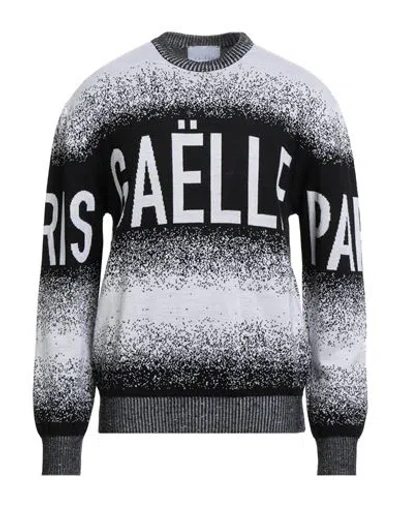 Gaelle Paris Gaëlle Paris Man Sweater White Size M Acrylic, Wool, Viscose, Alpaca Wool In Gray