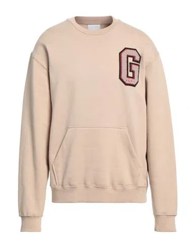 Gaelle Paris Gaëlle Paris Man Sweatshirt Beige Size M Cotton In Nude