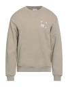 Gaelle Paris Gaëlle Paris Man Sweatshirt Beige Size S Cotton In Gray