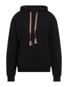 Gaelle Paris Gaëlle Paris Man Sweatshirt Black Size M Cotton, Elastane