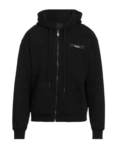 Gaelle Paris Gaëlle Paris Man Sweatshirt Black Size Xxl Cotton, Polyester, Elastane