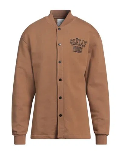 Gaelle Paris Gaëlle Paris Man Sweatshirt Camel Size S Cotton In Beige