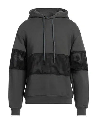 Gaelle Paris Gaëlle Paris Man Sweatshirt Charcoal Size M Cotton, Polyester In Grey