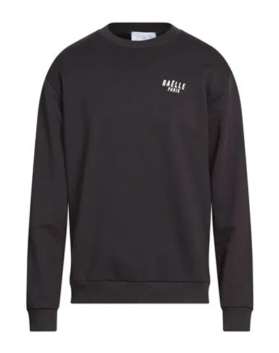 Gaelle Paris Gaëlle Paris Man Sweatshirt Charcoal Size Xxl Cotton In Black