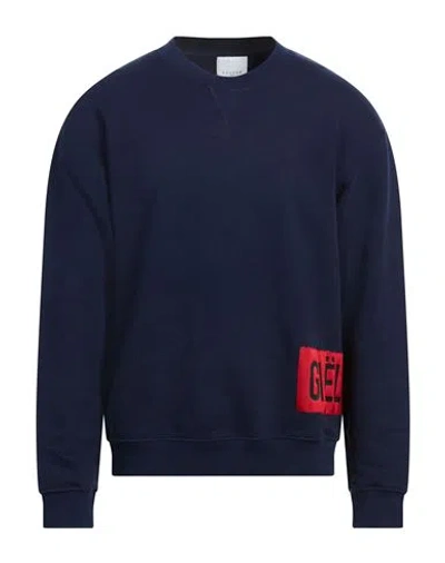Gaelle Paris Gaëlle Paris Man Sweatshirt Midnight Blue Size M Cotton