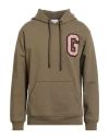 Gaelle Paris Gaëlle Paris Man Sweatshirt Military Green Size L Cotton