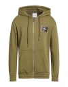 Gaelle Paris Gaëlle Paris Man Sweatshirt Military Green Size L Cotton