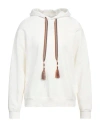 Gaelle Paris Gaëlle Paris Man Sweatshirt Off White Size L Cotton, Elastane In Off White