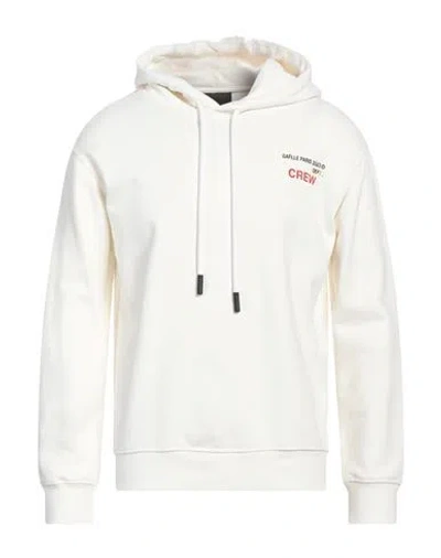 Gaelle Paris Gaëlle Paris Man Sweatshirt Off White Size M Cotton, Elastane