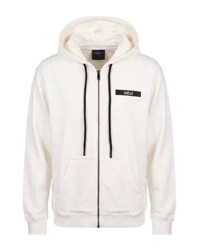 Gaelle Paris Gaëlle Paris Man Sweatshirt Off White Size M Cotton, Polyester, Elastane