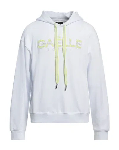 Gaelle Paris Gaëlle Paris Man Sweatshirt White Size Xl Cotton, Elastane