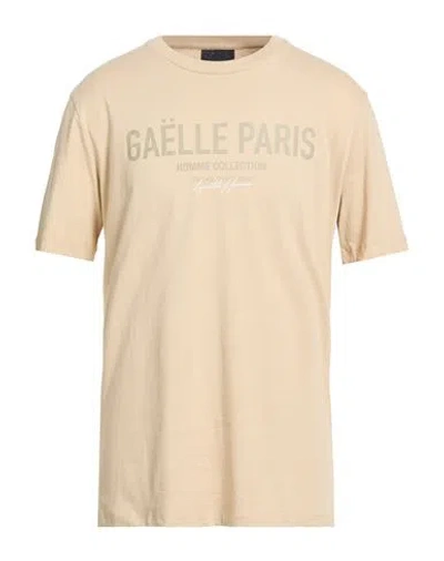 Gaelle Paris Gaëlle Paris Man T-shirt Beige Size Xl Cotton In Neutral