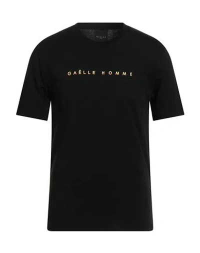 Gaelle Paris Gaëlle Paris Man T-shirt Black Size S Cotton